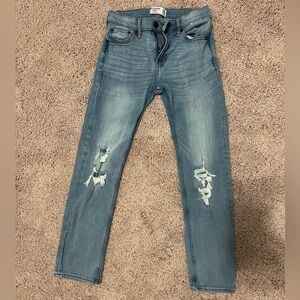 Abercrombie Kids Slim Straight Jeans, Size 11/12 Slim, Light Wash